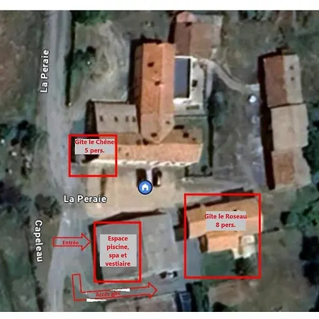 Vakantiehuis La Peraie - Le Roseau