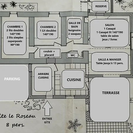 La Peraie - Le Roseau Vakantiehuis Treize-Vents